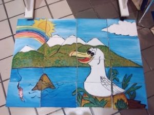 Quebra-cabe&ccedil;a do Albatroz produzido pelos alunos da Avelino da Paes Vieira