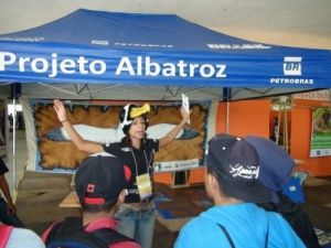 Estande do Projeto Albatroz Estande do Projeto Albatroz
