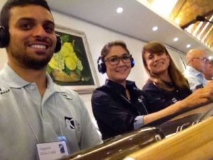 Augusto Costa, Juliana Saviolli e Tatiana Neves na reunião do Grupo de Trabalho de Populações e Status de Conservação Augusto Costa, Juliana Saviolli e Tatiana Neves na reunião do Grupo de Trabalho de Populações e Status de Conservação