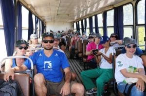 Sa&iacute;da a campo do minicurso 'Biologia e Conserva&ccedil;&atilde;o de Aves Marinhas'