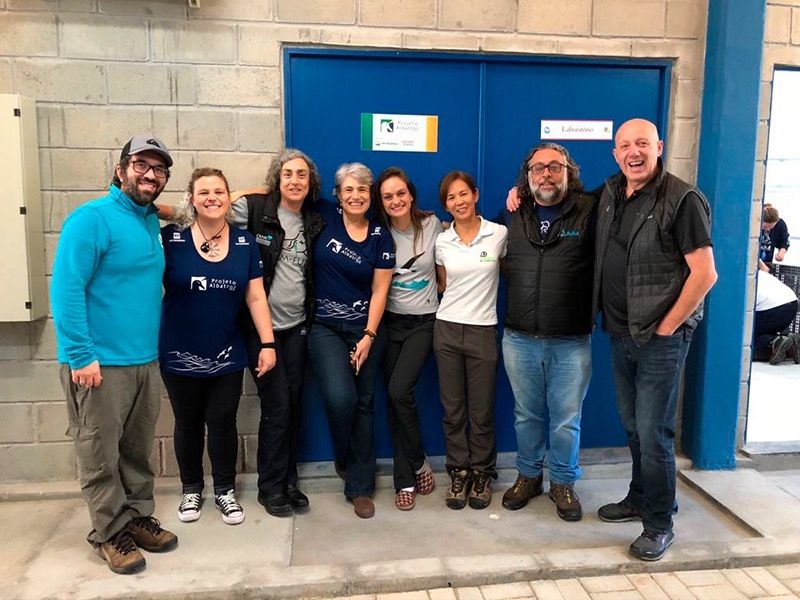 Inaugura��o da sala do Projeto Albatroz na nossa base avan�ada de Florian�polis, dentro do centro de reabilita��o da Associa��o R3 Animal