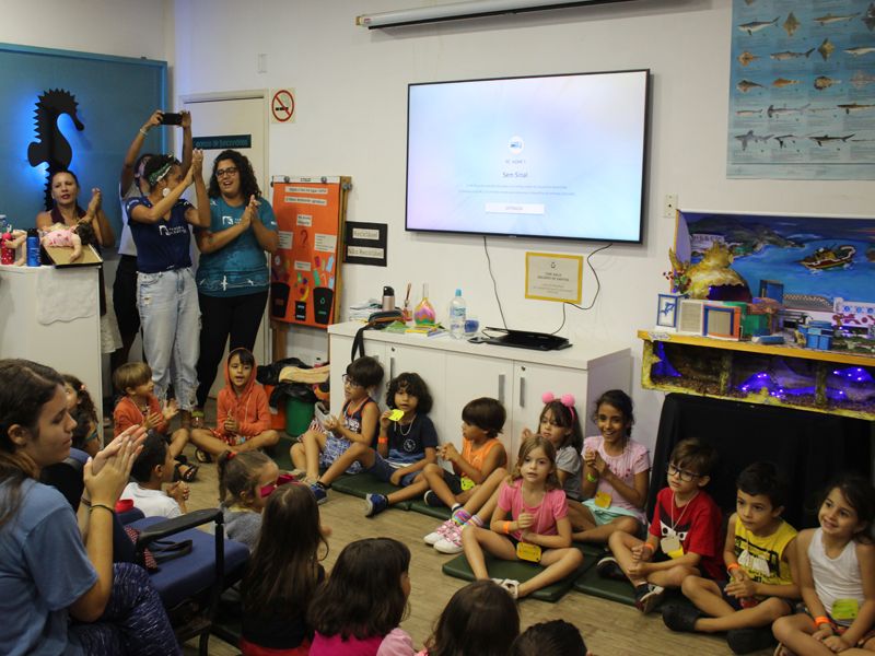 Foto Noti?cias_Projeto Albatroz leva oficina de origami para programa??o de f?rias do Aqu?rio de Santos Foto Noti?cias_Projeto Albatroz leva oficina de origami para programa??o de f?rias do Aqu?rio de Santos